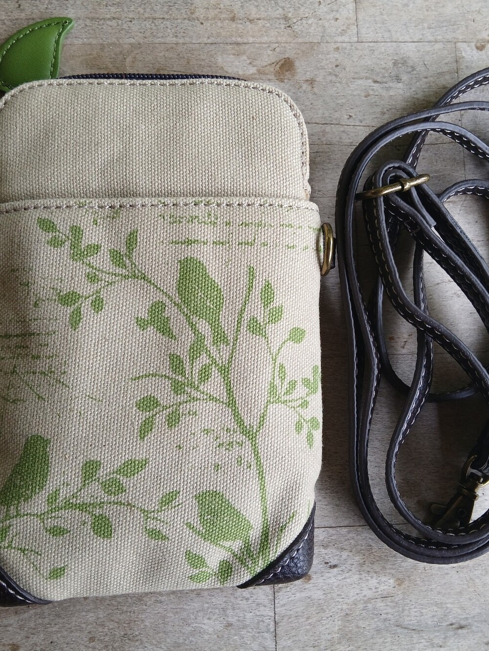 Chala SAFARI Canvas Crossbody Phone Wallet Bag - Picture 4 of 5
